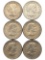 Lot of 6 - 1979 Susan B. Anthony Dollars