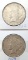 Lot of 2 Silver Peace Dollars - 1922, 1923