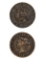 Lot of 2 Canada Cent - 1859, 1888