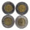Lot of 4 Canada $2 Coins - 1996-2005