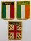 Lot of 3 Patches - Italy, Ireland, England