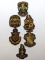 Lot of 6 Vintage Men's Fraternity Patches