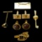 Lot of Gold tone Men's Accessories - Money Clip, Cufflinks, etc.