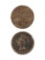 Lot of 2 Cents -  1858 Flying & 1863 Indian Head