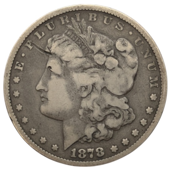 FEATURE 1878-CC Morgan Silver Dollar - Carson City Mint!