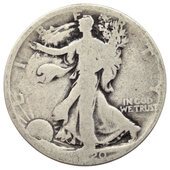 1920 Silver Walking Liberty Half Dollar - KEY DATE