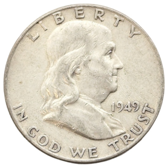 1949 Silver Franklin Half Dollar- Excellent Condition
