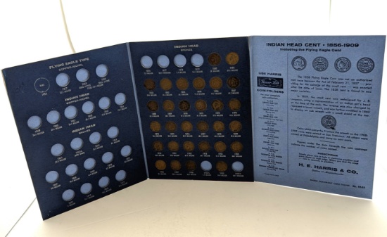 Indian Head Cent Book w/ 30 Cents