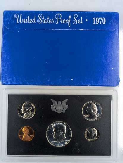 1970 Proof Set with Rare 40% Silver Kennedy