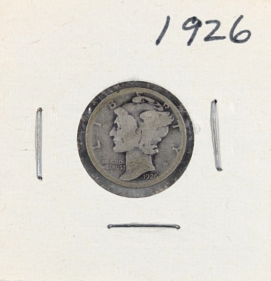 1926 Silver Mercury Dime