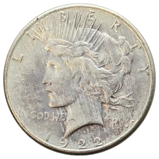 1922-S Silver Peace Dollar