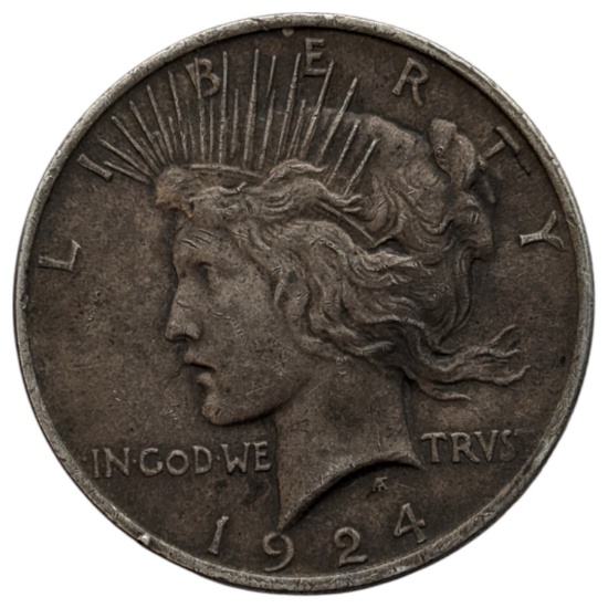 1924 Silver Peace Dollar