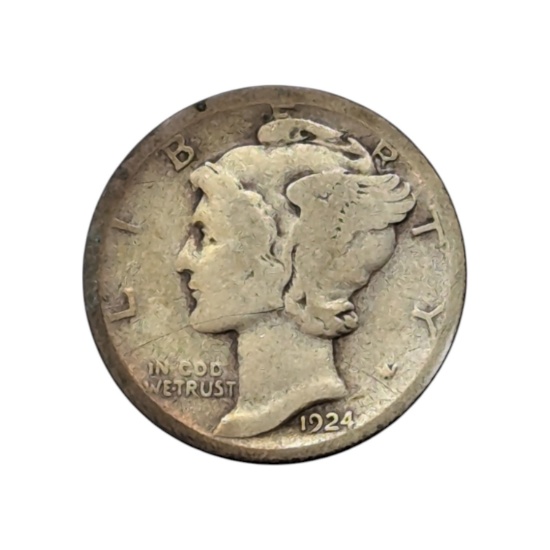 1924-S Silver Mercury Dime