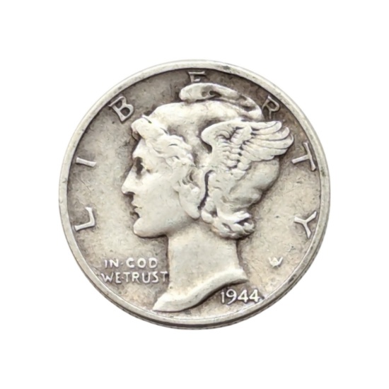 1944 Silver Mercury Dime