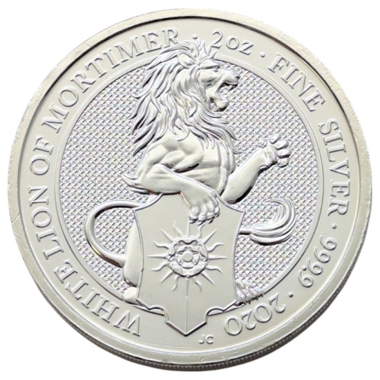 2 Ounce Fine .999 Silver Round - 2020 5 Pounds