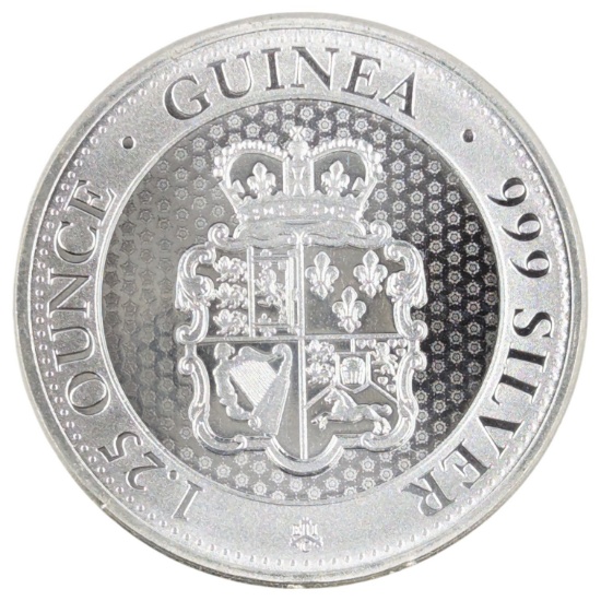 1.25 Ounce Fine .999 Silver Round - 2021 St Helena