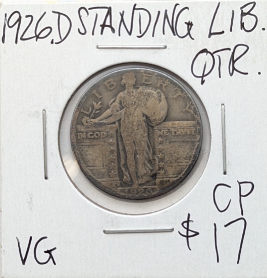 1926-D Silver Standing Liberty Quarter