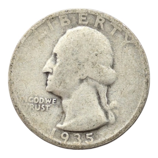 1935-D Silver Washington Quarter