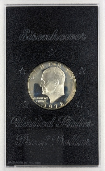 1972-S Silver Eisenhower " Ike" Proof Dollar