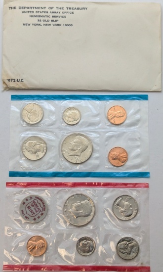 1972 US Mint Uncirculated Coin Set
