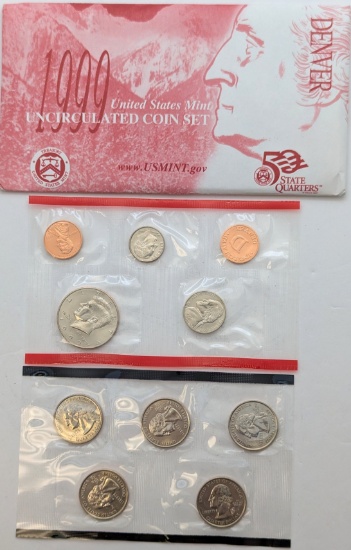 1999-D US Mint Uncirculated Coin Set