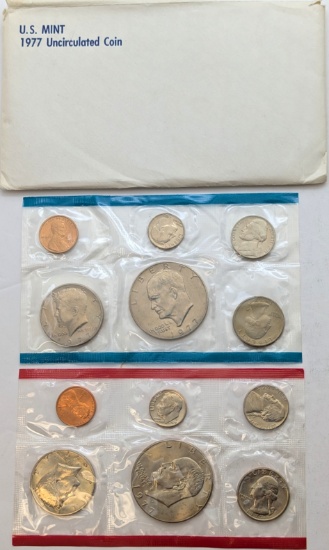 1977 US Mint Uncirculated Coin Set