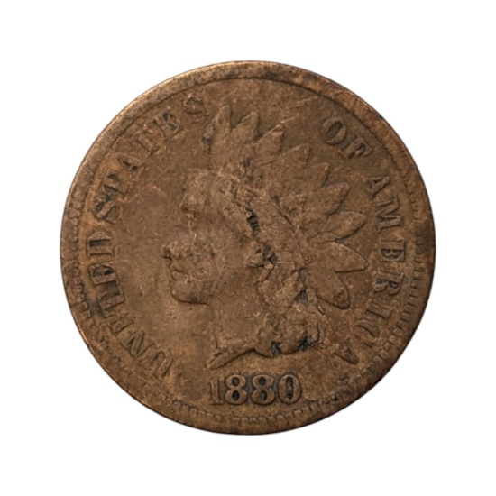 1880 Indian Head Cent