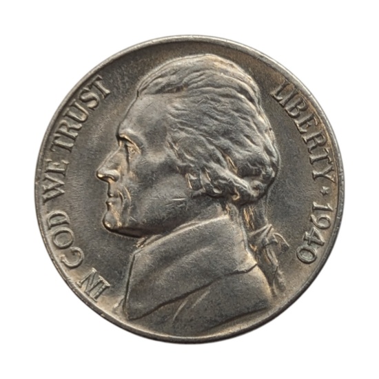 1940 Jefferson Nickel