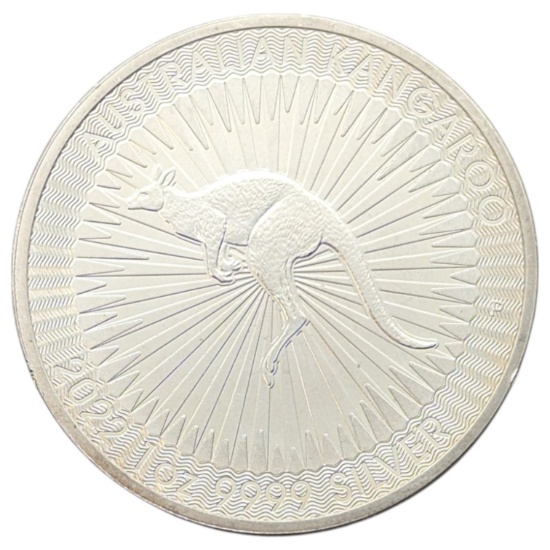 1 Ounce Fine .999 Silver Round - 2022 Australia Kangaroo