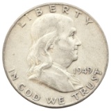 1949 Silver Franklin Half Dollar- Excellent Condition