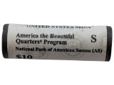 Original Bank Roll of 40 America the Beautiful Quarters - 2020 American Samoa