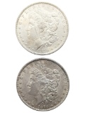 Lot of 2 Morgan Silver Dollars - Both 1879