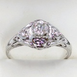 Stunning 18k White Gold Diamond Engagment Ring