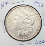 1896 Morgan Silver Dollar- AU