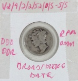 1929 Silver Mercury Dime