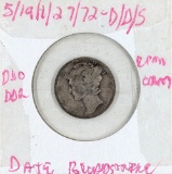 1927-D Silver Mercury Dime