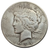 1934-S Silver Peace Dollar