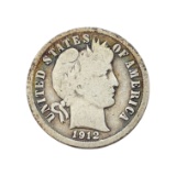 1912 Silver Barber Dime