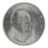 1965 UK 1 Crown - Elizabeth II & Churchill