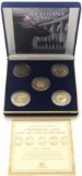 Red Hawk Casino Limited Edition 2009 Armed Forces Commemorative Coin Collection w/ COA
