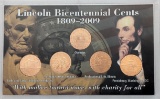 Lincoln Bicentennial Cents 1809-2009 Set