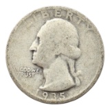 1935-D Silver Washington Quarter