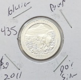 2011-S Silver America the Beautiful Quarter - Glacier - Proof