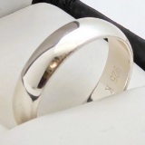 Sterling Silver Ladies Band Ring