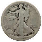 1918-D Silver Walking Liberty Half Dollar - KEY DATE
