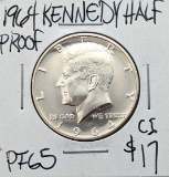 1964 Silver John F Kennedy Half Dollar - Proof