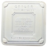 1 Ounce Fine .999 Silver Bar - Geiger