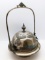 Beautiful Antique Covered Footed Butter Dish by Simpson Hall