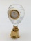 Glass Elgin Hot Air Balloon Desk Clock