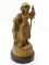 Art Deco Bronze lady figurine